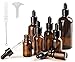 Produktbild 7 Stück Essential Öl Flasche Bottles Leer Amber Glasses Spray Flaschen DIY Blends Supplies Tool & Zubehör Parfüm-Aromatherapie Carrier Oil Kit Bulk Essentials (7 Stück Tropfen Flaschen)