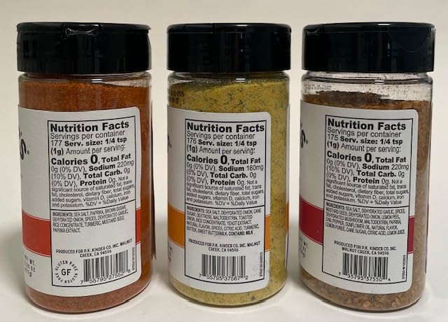 Seasoning Set, KINDERS, Pantry Assortment, The BBQ Blend, Caramelized Onion Butter, and The Steak Blend, Variety 3 pack and handy bottle opener - 4 items! - Image 2