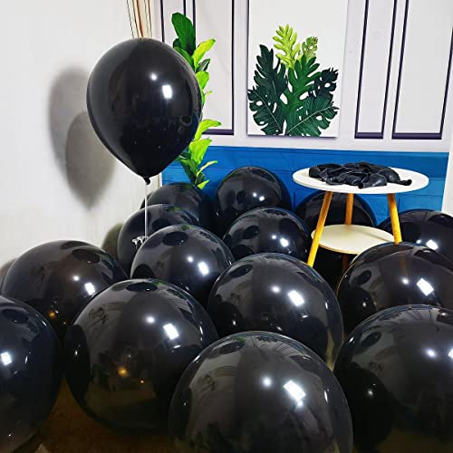 Image of 90 Pack Black Balloons 18 inch Black Latex Party big Balloon Bulk for Various Party Events Decorations