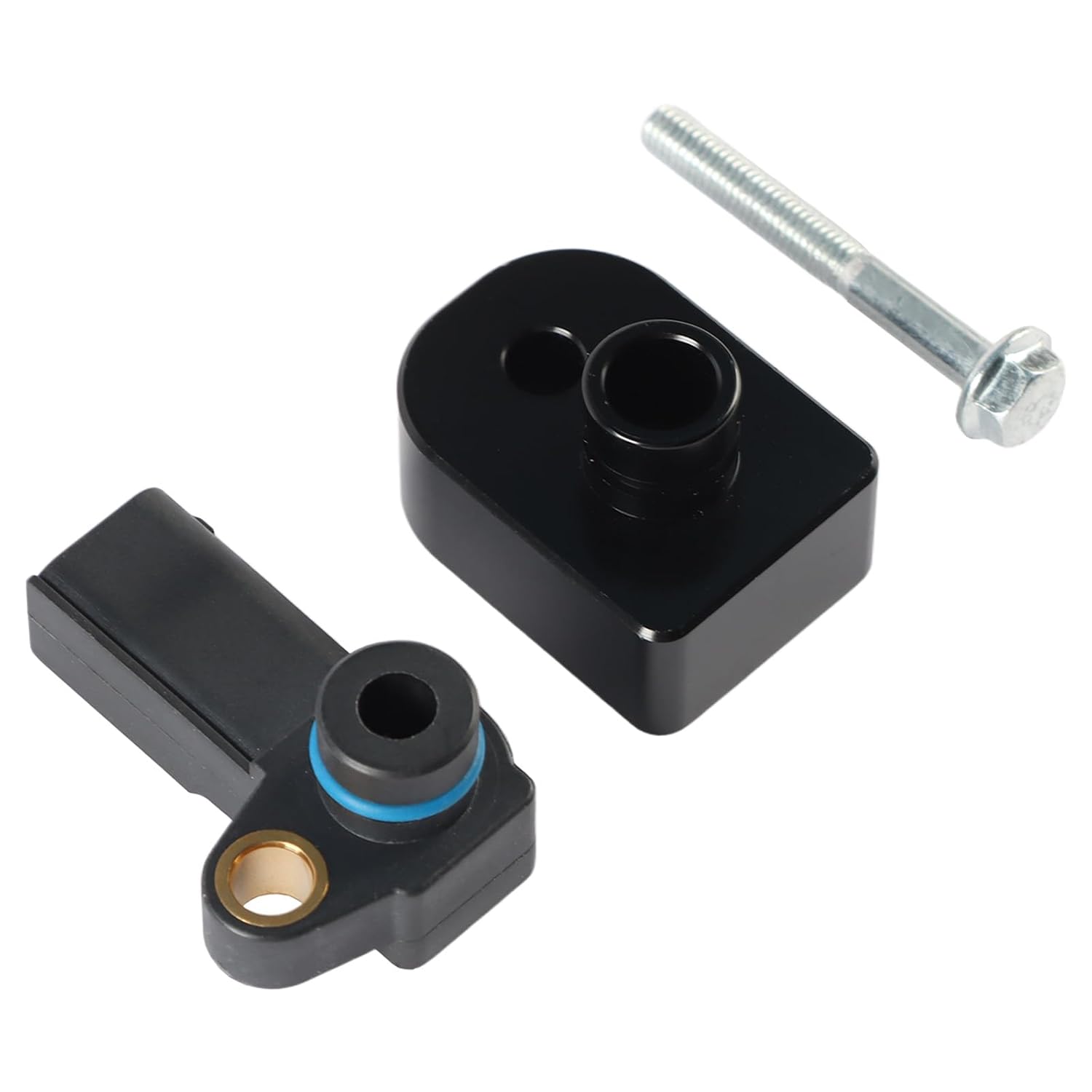 MAP Sensor with Black Spacer Kit for Ford F-250 F-350 Super Duty 6.7L Powerstroke Diesel 2011-2019, Manifold Absolute Pressure Sensor Replace BC3Z-9F479-A BC3Z-9F479-B BC3Z9F479B CX2372