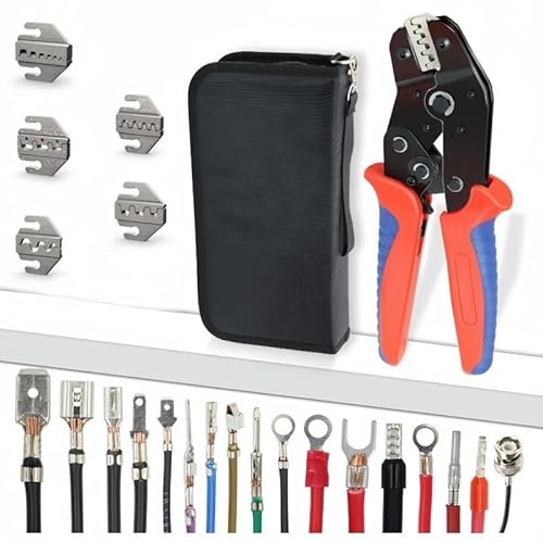 Alicate multifuncional para terminal ilhós 5 em 1