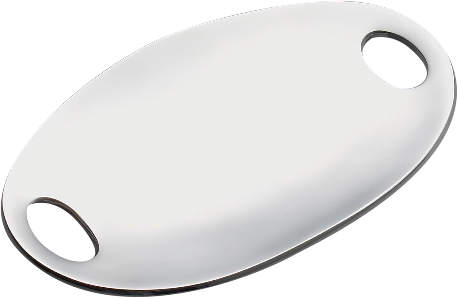 Nambé Pebble Handled Tray – (14” x 8”) Rectangular Serving Tray with Built-in Handles, Modern Metal Alloy Server for Dining, Buffet & Tabletop Display – Sculptural Contemporary Accent