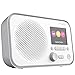 Produktbild Pure Elan E3 tragbares Digitalradio (DAB/DAB+ Digital und UKW-Radio mit Weckfunktionen, Küchen- und Sleep-Timer, 2,8-Zoll-TFT-Farbdisplay, 40 Senderspeicherplätzen, AUX), Grau