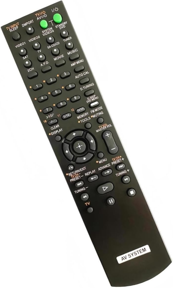 STR-DG800 Remote Control, Compatible for Sony AV Receiver, Wireless Range 5-10m, Replace Part Number: STR-DG800 STR-DE898B STR-DE998 STR-DA2100ES