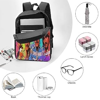 TANACC Cartable Enfants Filles The Beatles Sac À Dos,Rock Band Léger Sacs À Dos Pour Enfants École Garçons Sac À Dos Grande Capacité Adolescents Sac D’école - Les Beatles, Paul McCartney, John Lennon, RIngo Starr, George Harrison TANACC Cartable Enfants Filles The Beatles Sac À Dos,Rock Band Léger Sacs À Dos Pour Enfants École Garçons Sac À Dos Grande Capacité Adolescents Sac D'école – Image 3