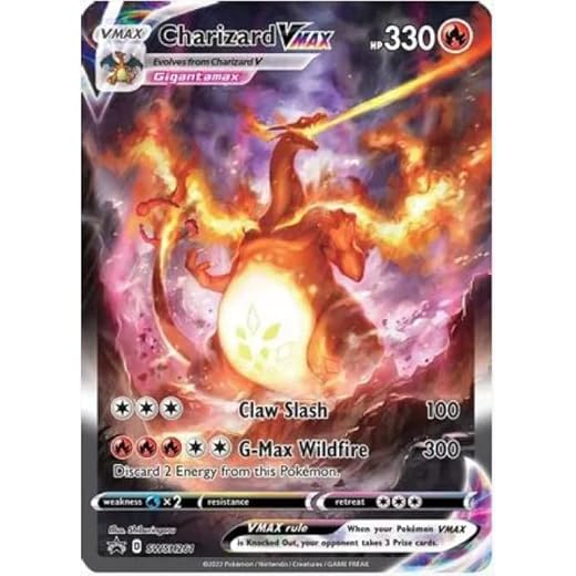 Charizard Vmax SWSH261 – Pokemon Black Star Promo – Alternative Art Holo – Collection Ultra Premium Exclusive
