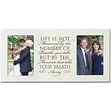 LifeSong Milestones Parent Wedding Gifts for Bride and Groom, Life Is Not Measured By the Number of...