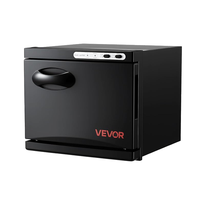 Aquecedor de Toalhas VEVOR 8 L RTD-8L com Clipe e Grade de Aço Inoxidável, Preto
