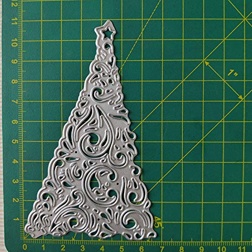 Christmas Star Tree Metal Crafts Cutting Die Cuts, Diy Crafts Template Christmas Tree Scrapbook Cards Cutting Dies Cut Stencils For Diy Embossing Card Making Decorative Paper Dies Scrapbooking #TOP3