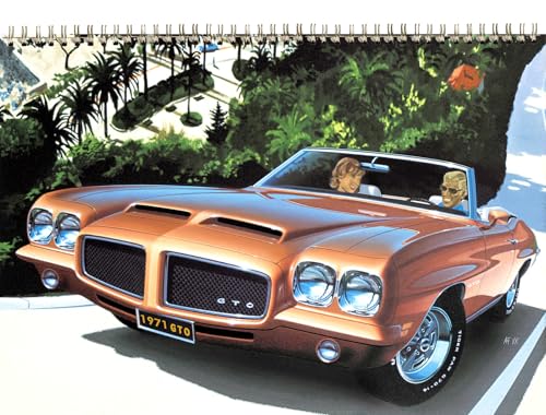 Classic Cars 2026 Calendar Seventies