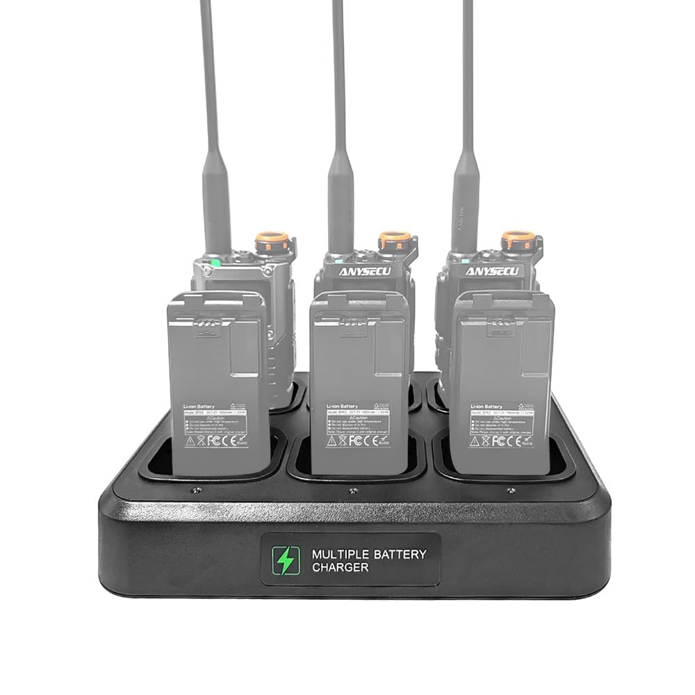 Anysecu Multi Charger for Quansheng UV-K5 UV-K6 Battery Charger