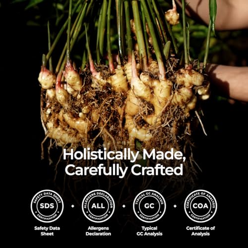 Ingweröl von Gya Labs – Ätherisches Bio-Öl für Körperkomfort (100% rein, 10ml)