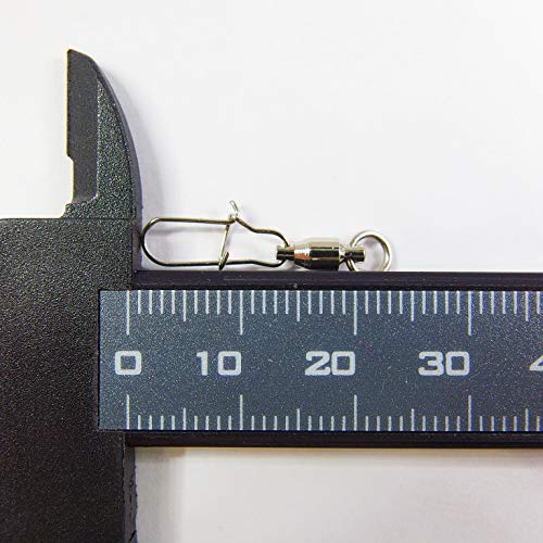 momoルアー 高強度 ステンレス スイベル 耐腐食 海釣り 釣り道具 ルアー スナップ ボールベアリングスイベル ボール ベアリング 釣り 仕掛け (0＃ 23mm / 11kg) 4枚目