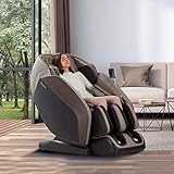 Human Touch CERTUS Zero Gravity Massage Chair, Full Body Back, Leg, Shoulder, 11 Auto-Programmed S & L Track Massages, Dual Lumbar & Calf Heat w Orbital Calf & Foot Massage, Built-in Speakers, Earth