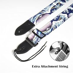 ZTTTD Sangle de Guitare for Homme et Femme, Boucle de Couleur, bandoulière de Guitare, personnalité (Color : A, Size… - Les Beatles, Paul McCartney, John Lennon, RIngo Starr, George Harrison ZTTTD Sangle de Guitare for Homme et Femme, Boucle de Couleur, bandoulière de Guitare, personnalité (Color : A, Size… – Image 4