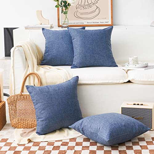 Home Brilliant Big Cushion Covers for Sofa Bed Linen Large Throw Pillow Covers for Couch Patio Floor 65x65 cm, 26 inch - Image 3
