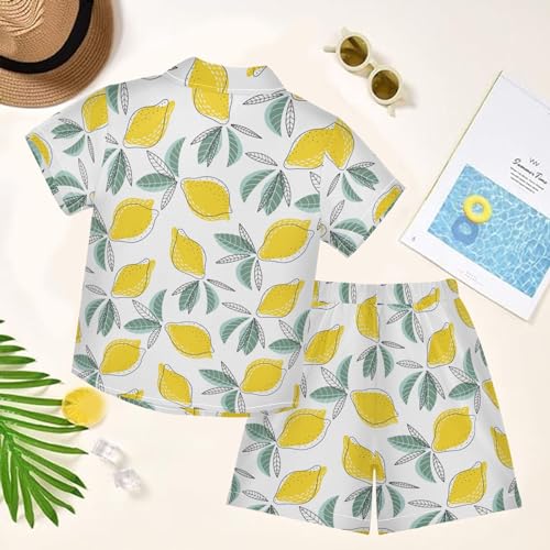 Image of visesunny Little Boys Short Sleeve T-Shirt Beach Shirts Casual Shorts Set Summer Clothes for Kids Outfits