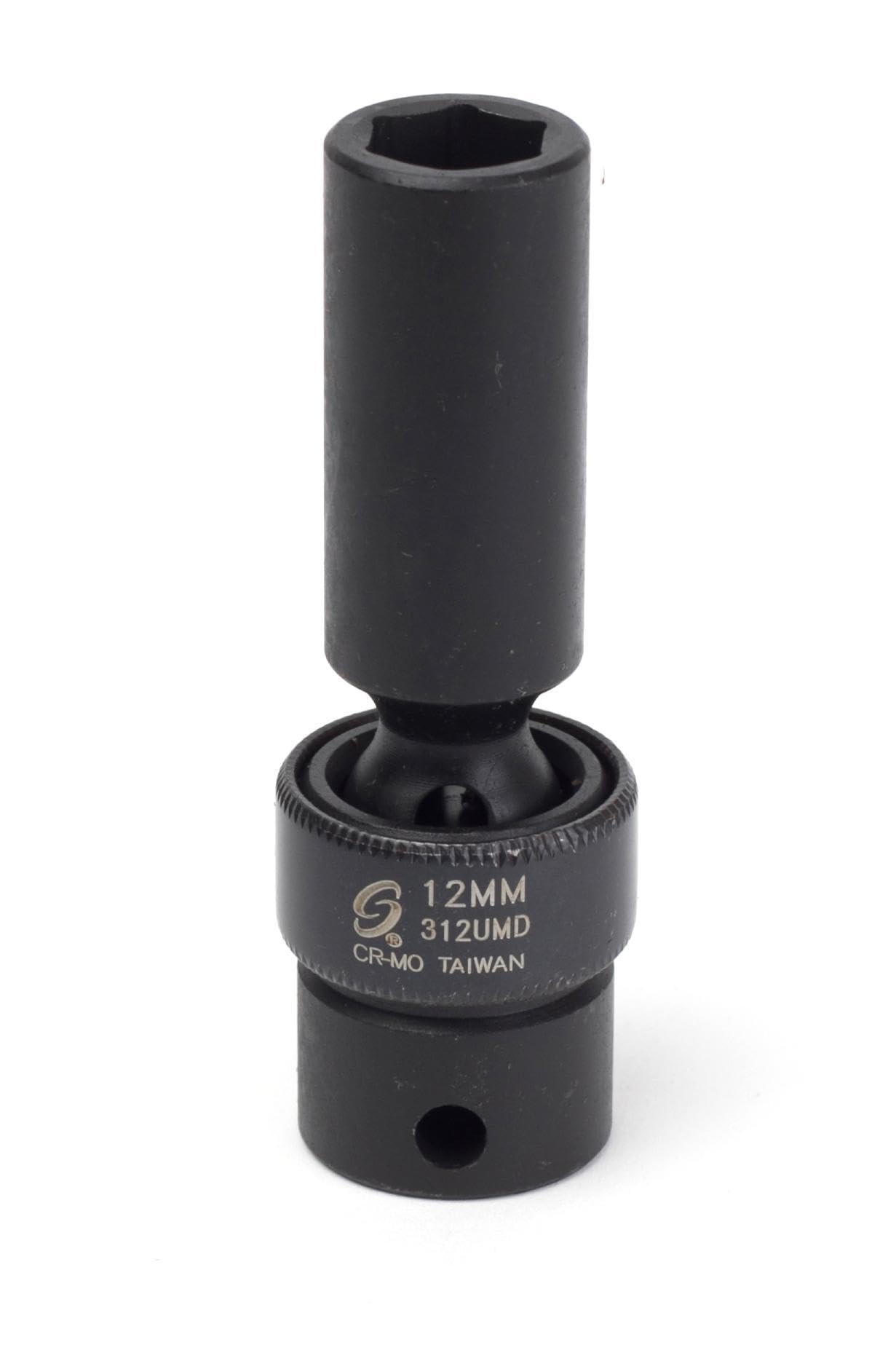 Sunex 312umd 3/8 "unidad profunda universal 6 Punto métricas vaso de impacto (12 mm)
