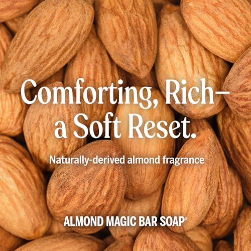 Dr. Bronner's Pure-Castile Bar Soap, Almond, 5 oz, 12-Pack Value Size - image 5