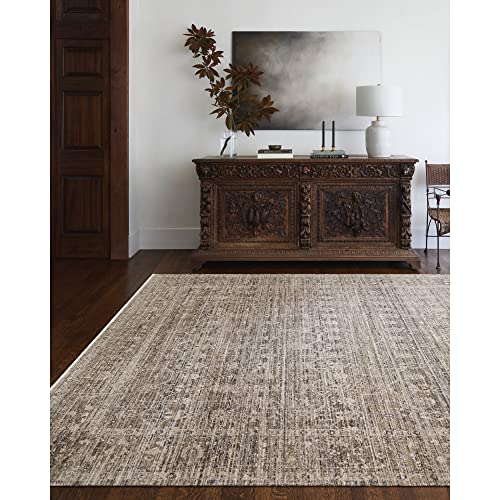 Tapete Lavable Vintage Brown 7'10" x 10' miniatura 1