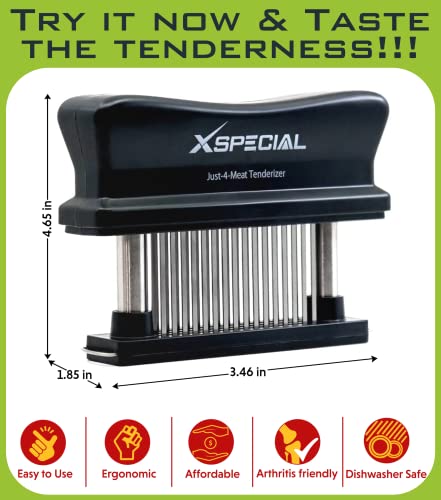 Xspecial MTB01 Meat Tenderizer Tool 48 Blades Stainless Steel thumb #5