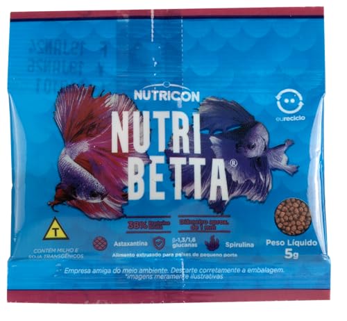 Nutribetta 5gr Nutricon Para Betta Adulto