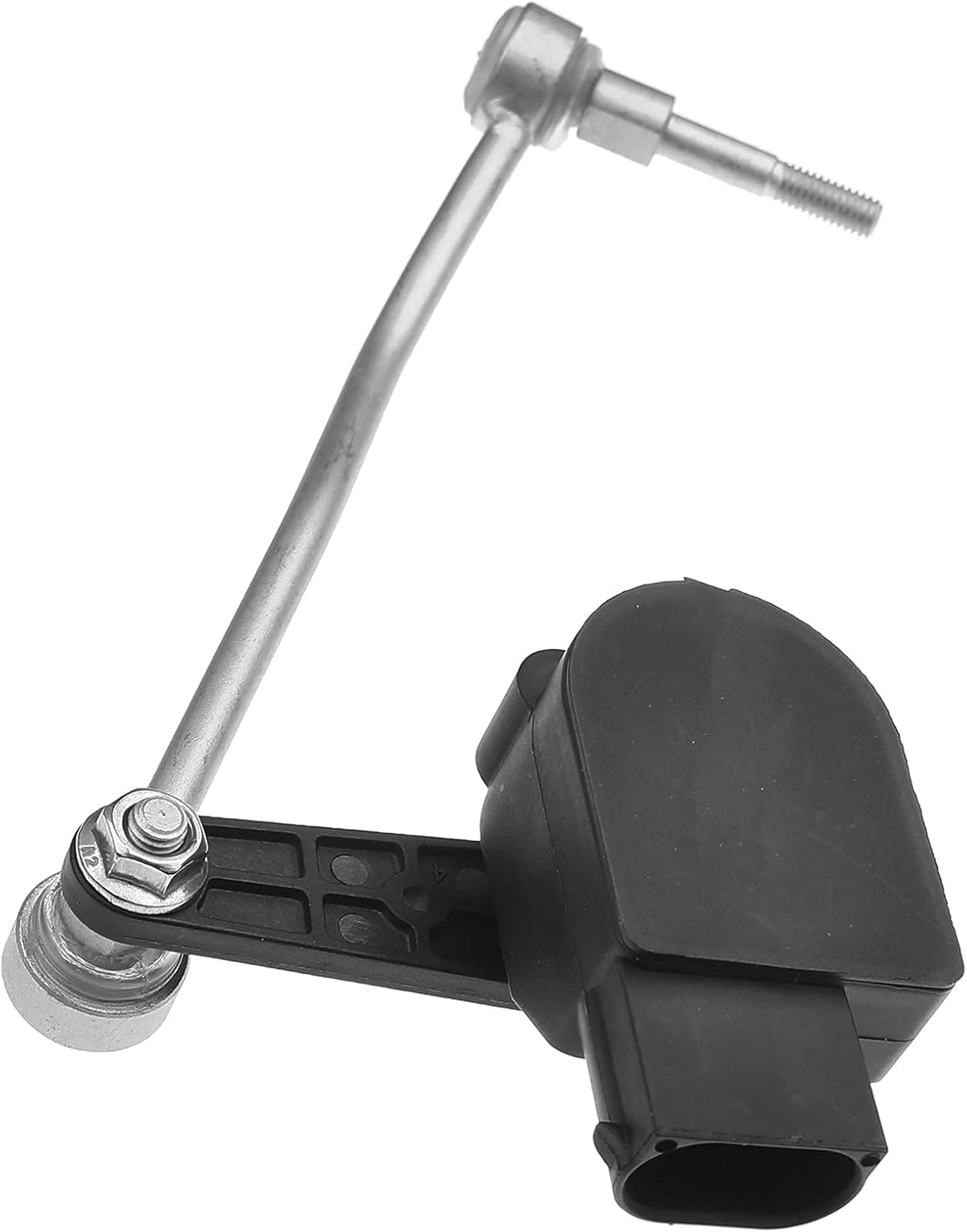 A-Premium Ride Height Level Sensor Compatible with Audi A8 Quattro 2004-2010, S8 2007-2010, Front Left Driver Side, Replace# 4E0941285G, 4E0941285E