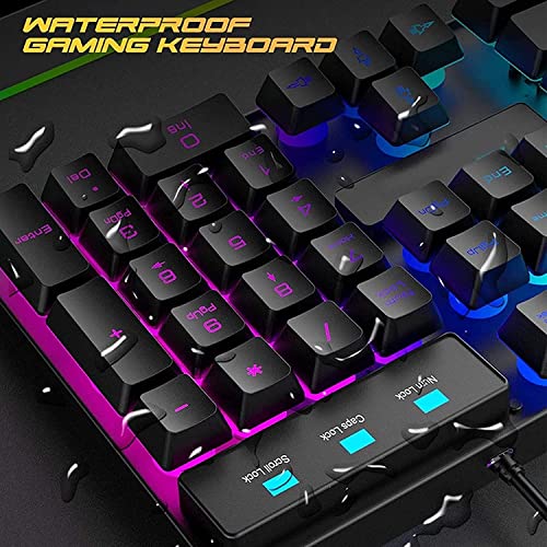 Teclado Gaming NCRD11 USB Retroiluminado RGB miniatura 6