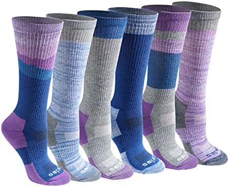 Dickies Women's Dri-Tech Advanced Moisture Wicking Crew Socks Socks (pack of 6)