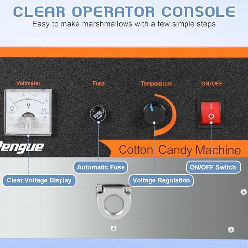 Rengue RG-CCM01 Cotton Candy Machine Commercial, 1000W Electric Cotton Candy Machine, Cotton Candy Maker thumb #3