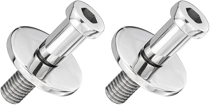 Polished Stainless Steel Door Lock Striker Set for Chevy for Chevelle 1964-1972 for El Camino 1964-1972,for Olds for Cutlass 1964-1972 442