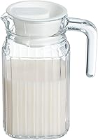 Vista 2 de Luminarc Quadro A75201 - Jarra para nevera, tapa blanca, 0,5 l, A75201