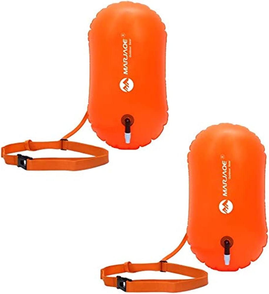 2 Pack Swim Buoy Safety Tow Float for Adults Waterproof