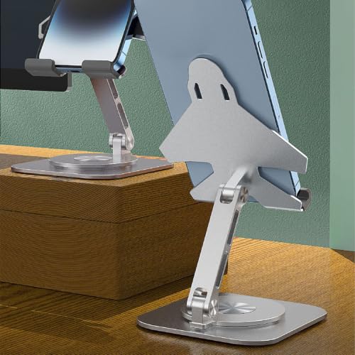 Soporte para Teléfono Móvil Plegable de Escritorio con Forma de Avión Universal 2