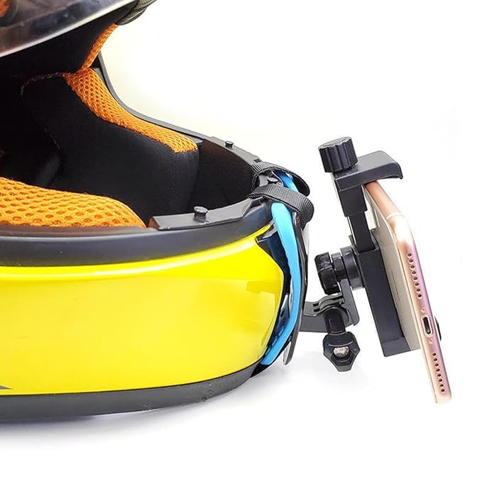 Image of Best Helmet /Camera /Chin /Jaw 1PCS Mount Strap Belt with Mobile Clip & Screw Compatible with All Smart Phones Go pro Hero 9 /8 /7 /6,SJCAM, Yi, DJI Osmo Action & Other Action Cameras