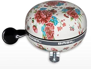 Basil Bloom Big Bicycle Bell - Ding Dong - White