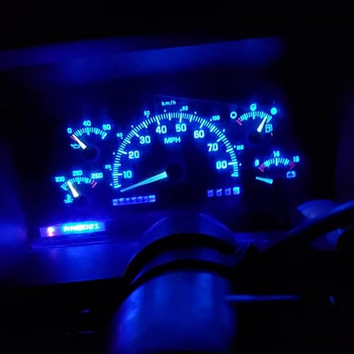 Miniatura 7 de DOPHISALL AUTO 12PCS Color Azul T10 194 168 PC194 PC195 Panel de Instrumentos Medidor Cluster Dashboard Light Bombilla LED