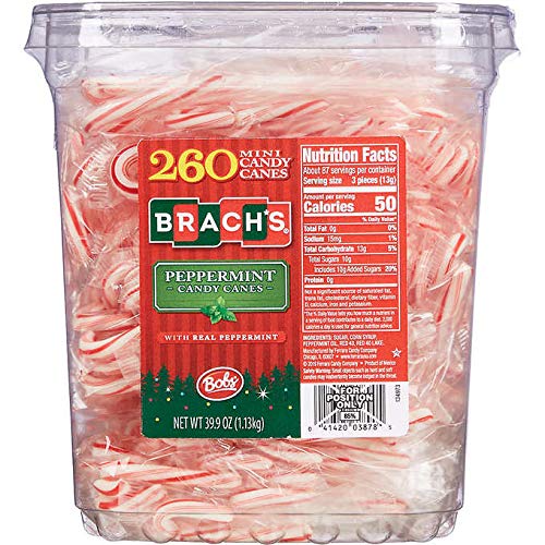 Brachs Peppermint Mini Candy Canes (260) - //coolthings.us