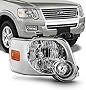 AKKON - For 2006 2007 2008 2009 2010 Ford Explorer Passenger Right Side Headlight Headlamp 06 07 08 09 10