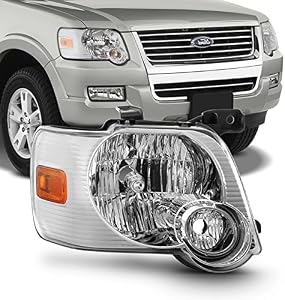 AKKON - For 2006 2007 2008 2009 2010 Ford Explorer Passenger Right Side Headlight Headlamp 06 07 08 09 10
