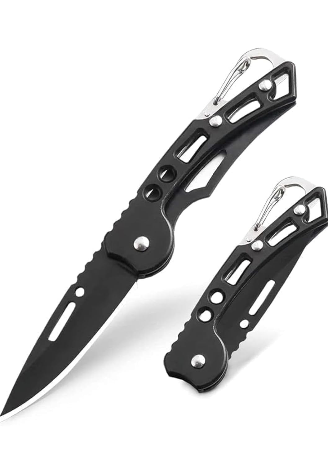 Foldable Carbon Steel Utility Cutter, Compact Manual Folding Cutting Tool with Pocket Clip, Portable Multipurpose Cutter for Home, Office, Kitchen, Travel, Camping & Everyday Utility Tasks-image-44