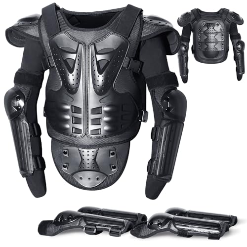 StarknightMT Upgraded Kids Motorcycle Armor Suit...