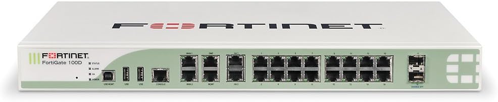 FORTINET | FG-100D-BDL-900-36 | FortiGate-100D Hardware plus 8x5 FortiCare and FortiGuard UTM Protection 3 Year License
