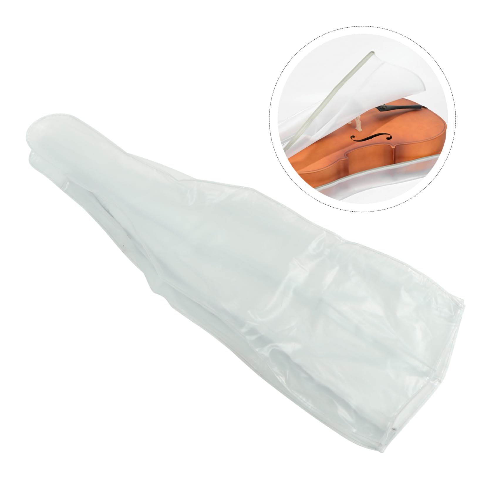 Frosted Cello Cover Protective Music Instrument Shield Easy to Clean Dust Design for Long-term Use for Home and Studio