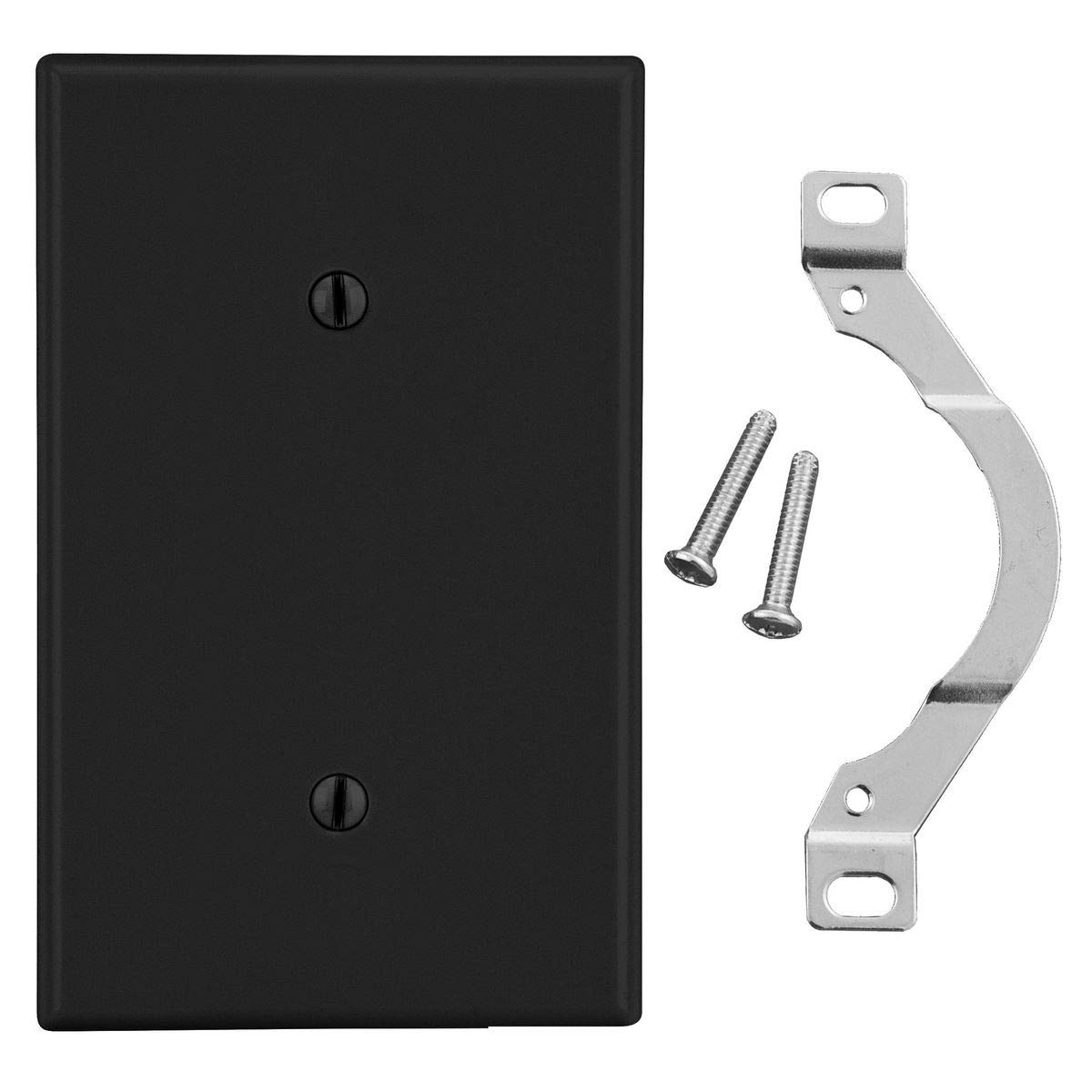 Bryant ElectricP14BK Wallplate, Standard Size, Black