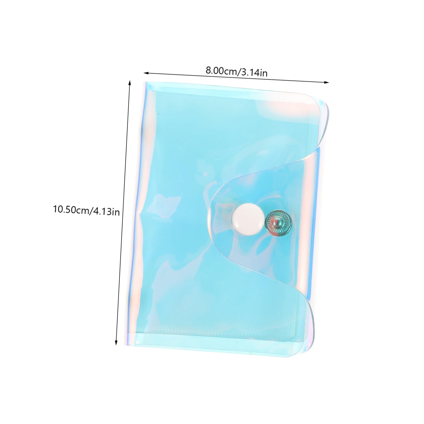 BESPORTBLE Fashion Hologram Bag 20 Card Holders Holographic Credit Card Holder Organizer for Travel Shopping