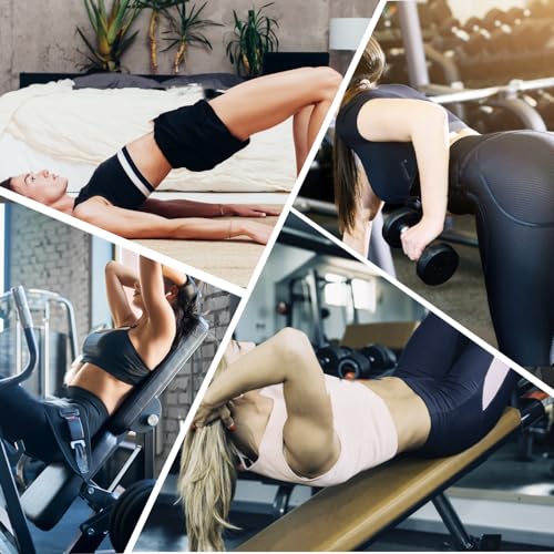 MUNSKT Rückenstützgürtel mit 1 Paar Armbändern, Gewichthebergürtel, verstellbar, Widerstand, Gürtel mit zusätzlicher Polsterung für Kettlebells Calisthenics Training