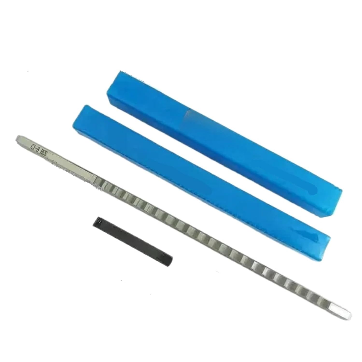 1PC 6mm C1 Push-Type Keyway Broach Metric Size HSS Keyway Cutting Tool for CNC Router Metalworking