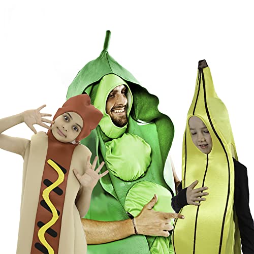 Disfraz infantil de banana o perro caliente Raberto Kids miniatura 4