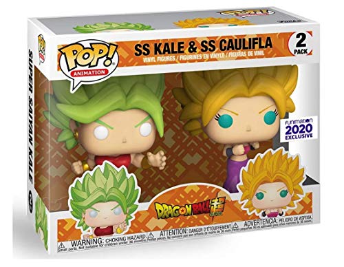 Funko Pop Dragon Ball Super Pack Kale Caulifla Figurine Collection Geek Manga